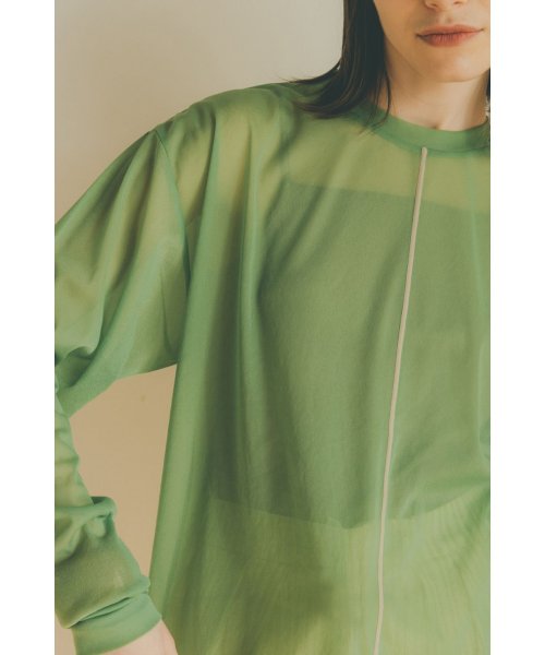 CLANE(クラネ)/LINE SHEER L/S TOPS/img13