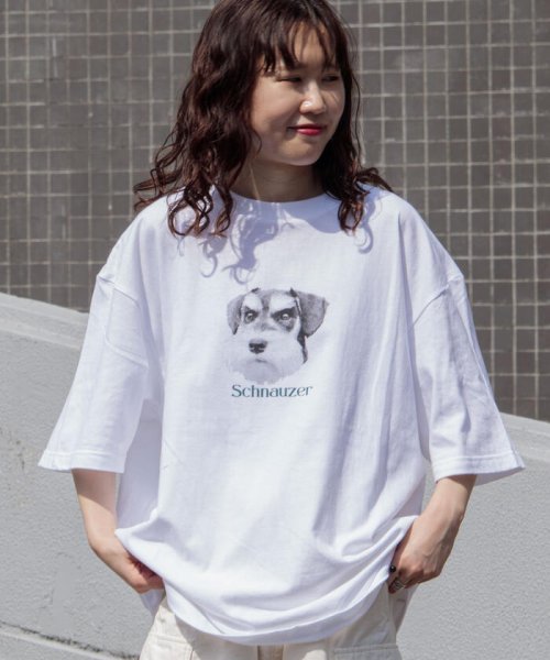 GLOSTER(GLOSTER)/【人気NO.1ヒットシリーズ】DOG&CAT 犬猫オーバーサイズTシャツ/img32