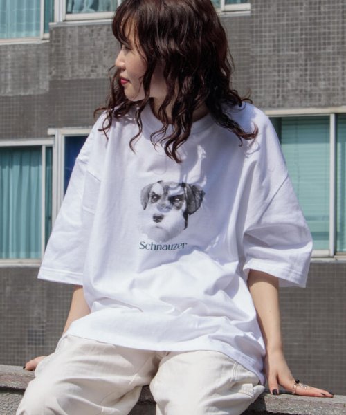 GLOSTER(GLOSTER)/【人気NO.1ヒットシリーズ】DOG&CAT 犬猫オーバーサイズTシャツ/img34