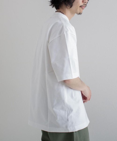 GLOSTER(GLOSTER)/【GLOSTER ROAD/グロスターロード】フレンチブルドッグ ワンポイント刺繍半袖Tシャツ/img02