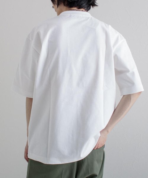 GLOSTER(GLOSTER)/【GLOSTER ROAD/グロスターロード】フレンチブルドッグ ワンポイント刺繍半袖Tシャツ/img03