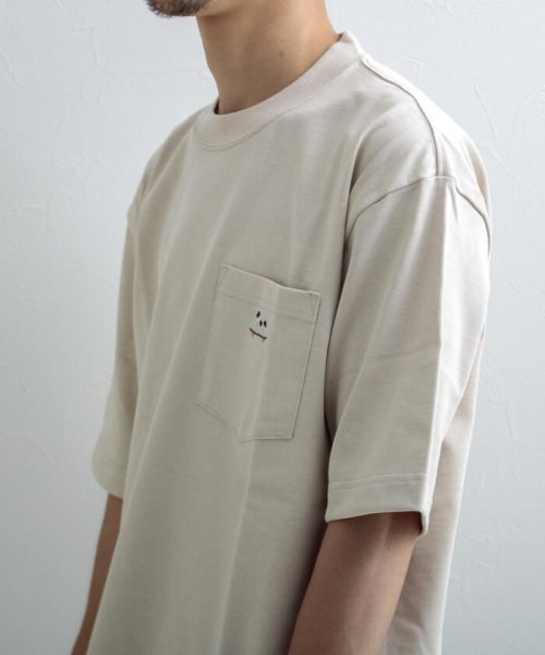 GLOSTER(GLOSTER)/【GLOSTER ROAD/グロスターロード】フレンチブルドッグ ワンポイント刺繍半袖Tシャツ/img16