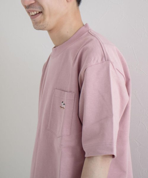 GLOSTER(GLOSTER)/【GLOSTER ROAD/グロスターロード】フレンチブルドッグ ワンポイント刺繍半袖Tシャツ/img23