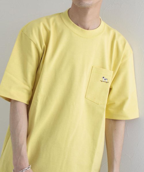 GLOSTER(GLOSTER)/【GLOSTER ROAD/グロスターロード】フレンチブルドッグ ワンポイント刺繍半袖Tシャツ/img39