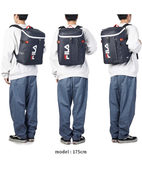 FILA フィラ リュック 24L スクエア ボックス型 通学 男子 女子 高校生 中学生 韓国 大容量 防水 メンズ レディース 7761 人気・おすすめ｜使いやすい・旅行におすすめ 品質保証 全国発送 日本国内発送・最短翌日お届け