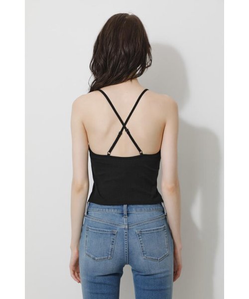 AZUL by moussy(アズールバイマウジー)/BASIC BACK CROSS CAMISOLE/img10
