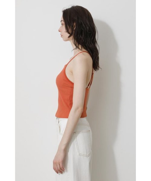 AZUL by moussy(アズールバイマウジー)/BASIC BACK CROSS CAMISOLE/img17
