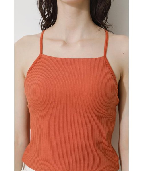 AZUL by moussy(アズールバイマウジー)/BASIC BACK CROSS CAMISOLE/img21