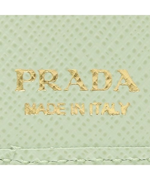PRADA(プラダ)/プラダ 二つ折り財布 サフィアーノメタルオロ Sサイズ グリーン レディース PRADA 1ML018 QWA F0934/img07