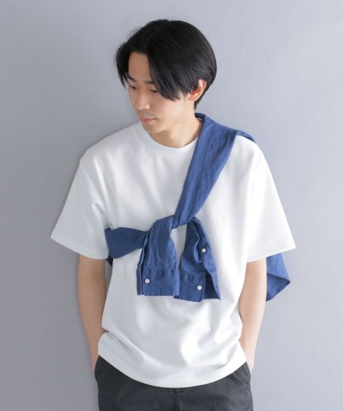 SHIPS MEN(シップス　メン)/*SHIPS: ワンポイント ロゴ バーズアイ Tシャツ/img14