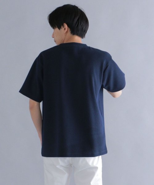 SHIPS MEN(シップス　メン)/*SHIPS: ワンポイント ロゴ バーズアイ Tシャツ/img24