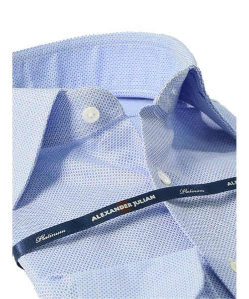 TAKA-Q(タカキュー)/綿80双糸 レノクロス スタンダードフィット ワイドカラー 長袖 シャツ メンズ ワイシャツ ビジネス ノーアイロン 形態安定 yシャツ 速乾/img01