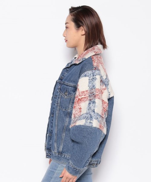 LEVI’S OUTLET(リーバイスアウトレット)/LMC WEDGE SLEEVE TRUCKER LMC CLEAR BLUE/img01
