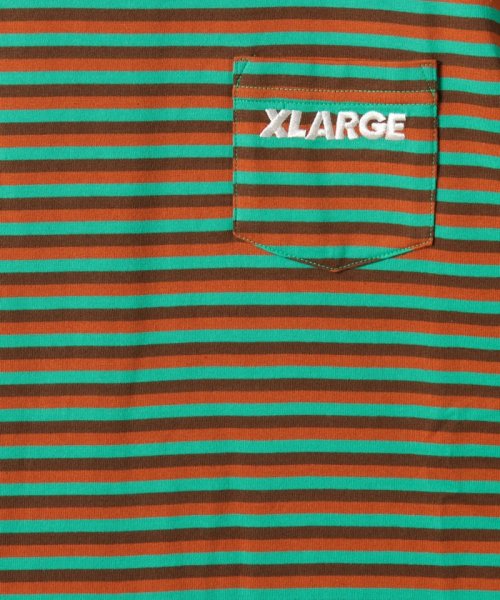 XLARGE KIDS(エクストララージ　キッズ)/ホソボーダーポケット半袖Tシャツ/img03