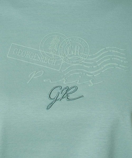 GEORGES RECH(ジョルジュ・レッシュ)/【洗える】ロゴ刺繍プリントTシャツ/img08