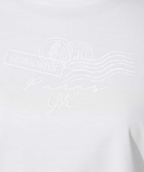 GEORGES RECH(ジョルジュ・レッシュ)/【洗える】ロゴ刺繍プリントTシャツ/img37
