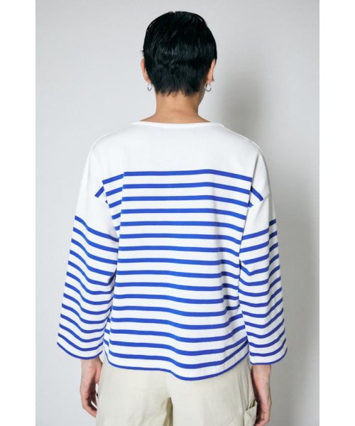 moussy(マウジー)/BOAT NECK BORDER トップス/img01