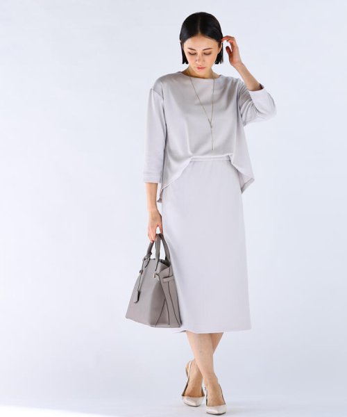 セール セットアップ風ワンピース 洗濯機で洗える ロートレ アモン Lautreamont Magaseek