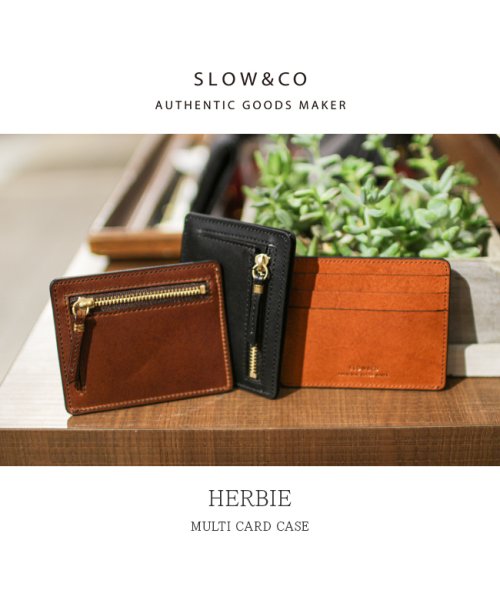 SLOW スロウ 財布 二つ折り財布 ミニ財布 薄い財布 薄型 本革 レザー 