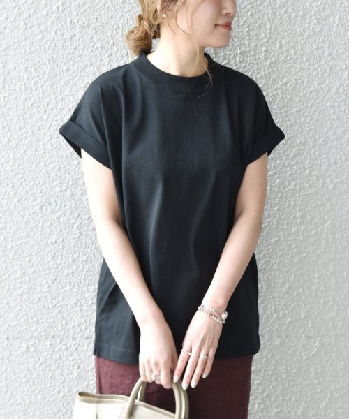 SHIPS any WOMEN(シップス　エニィ　ウィメン)/SHIPS any:〈抗菌消臭〉USAコットン フレンチ スリーブ TEE/img27