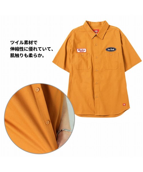 MAC HOUSE(men)(マックハウス（メンズ）)/Dickies ディッキーズ ワッペンワークシャツ 2278－1070/img12