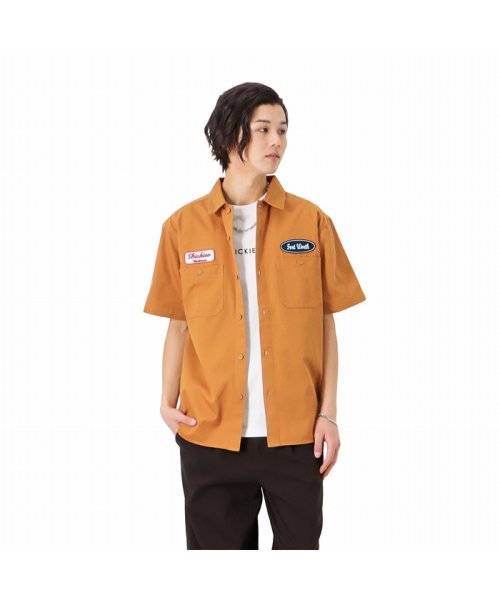 MAC HOUSE(men)(マックハウス（メンズ）)/Dickies ディッキーズ ワッペンワークシャツ 2278－1070/img30