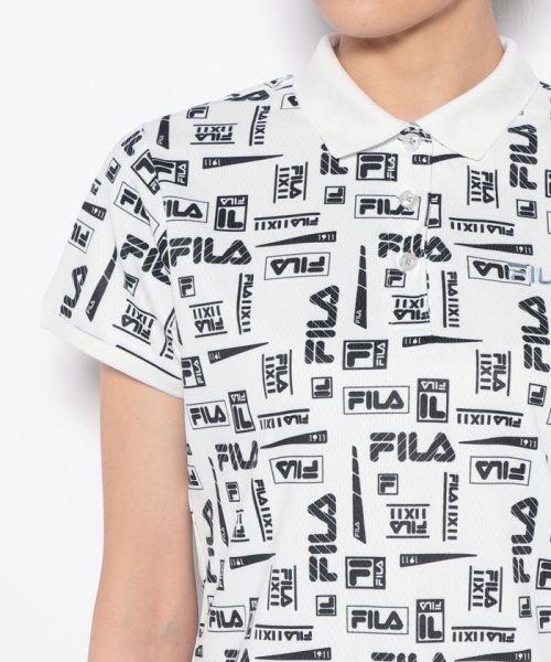 FILA GOLF(フィラゴルフ（レディース）)/ハンソデ シャツ ガラ/img04