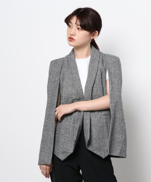 aimoha(aimoha（アイモハ）)/【Jasmine Grandiflorum】ケープ風ジャケットコート 韓国ファッション /img10