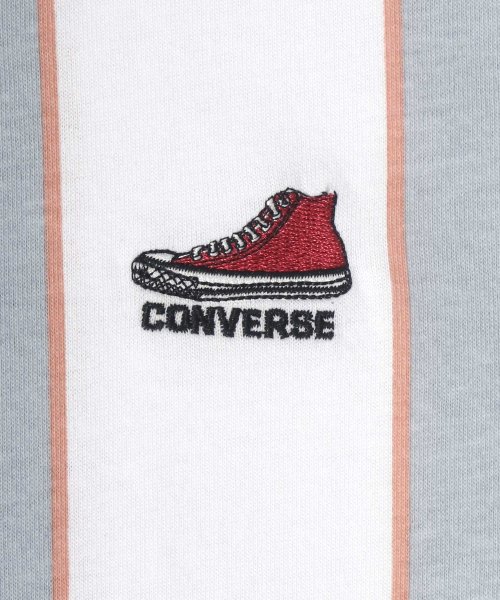 MARUKAWA(マルカワ)/【CONVERSE】コンバース シューズ 刺繍 ストライプ 半袖Tシャツ/img03