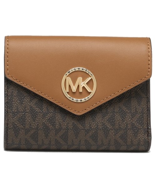 MICHAEL KORS(マイケルコース)/マイケルコース 三つ折り財布 グリーンウィッチ ブラウン レディース MICHAEL KORS 32S1GNME6B 252/img05