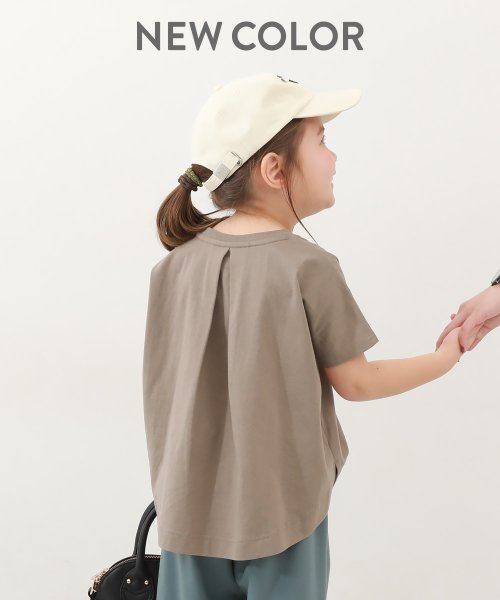 devirock(デビロック)/バックタック半袖Tシャツ 子供服 キッズ 女の子 トップス 半袖Tシャツ Tシャツ /img04