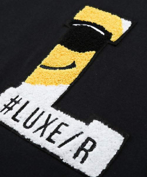LUXSTYLE(ラグスタイル)/LUXE/R(ラグジュ)サガラ刺繍半袖Tシャツ/Tシャツ メンズ 半袖 サガラ刺繍 ロゴ BITTER ビター系/img14