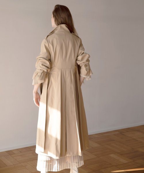 MIELI INVARIANT(ミエリ インヴァリアント)/Soutien Collar Tuck Coat/img35