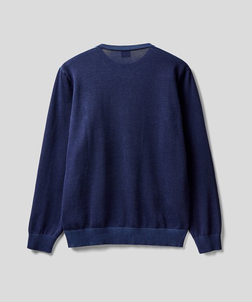 BENETTON (mens)(ベネトン（メンズ）)/【Disney（ディズニー）コラボ】JCCミッキーマウスボーダー柄長袖ラウンドネックニット・セーター/img05