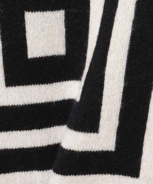 LEVI’S OUTLET(リーバイスアウトレット)/LVC MOCK SWEATER LVC CONCENTRIC SQUARES BLACK OFF WHITE/img03