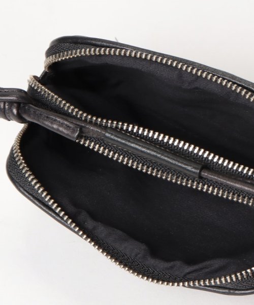 PATRICK STEPHAN(パトリックステファン)/Leather micro shoulder bag 'double zip'/img03