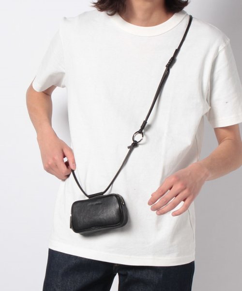 PATRICK STEPHAN(パトリックステファン)/Leather micro shoulder bag 'double zip'/img05