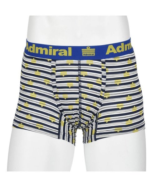 Admiral(アドミラル)/福助 公式 ボクサーブリーフ メンズ Admiral(アドミラル) 前閉じ 総柄 ar1－9058<br>M ブラック 紳士 男性 フクスケ fukuske/img02