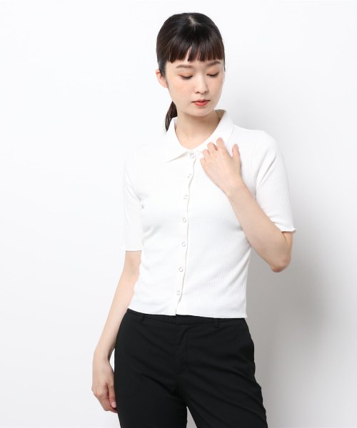 aimoha(aimoha（アイモハ）)/韓国風ポロシャツニット 韓国ファッション ハイウエスト/img09