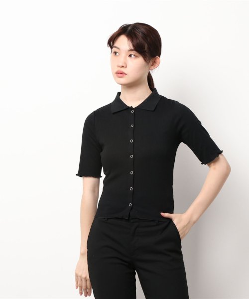 aimoha(aimoha（アイモハ）)/韓国風ポロシャツニット 韓国ファッション ハイウエスト/img10