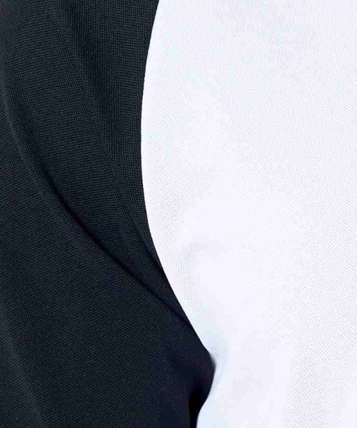 Munsingwear(マンシングウェア)/『ENVOY/エンボイ』 CoolistD－Tec&FUSIONMOVEアシンメトリーベースボールカラー半袖ポロシャツ【アウトレ/img03