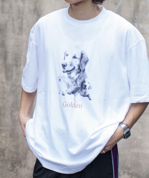 GLOSTER(GLOSTER)/【人気NO.1ヒットシリーズ】DOG&CAT 犬猫オーバーサイズTシャツ/img59