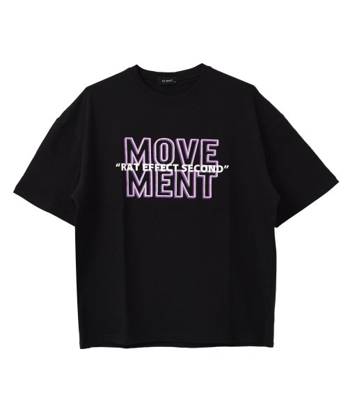 RAT EFFECT(ラット エフェクト)/MOVEMENTロゴプリントTシャツ/img07