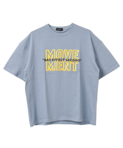 RAT EFFECT(ラット エフェクト)/MOVEMENTロゴプリントTシャツ/img09