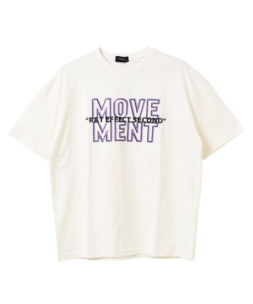 RAT EFFECT(ラット エフェクト)/MOVEMENTロゴプリントTシャツ/img11