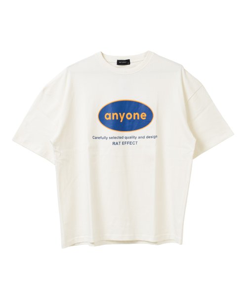 RAT EFFECT(ラット エフェクト)/anyoneサークルロゴプリントTシャツ/img07