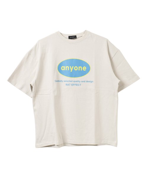 RAT EFFECT(ラット エフェクト)/anyoneサークルロゴプリントTシャツ/img10