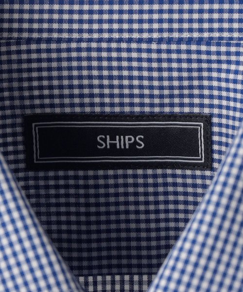 SHIPS MEN(シップス　メン)/SHIPS: ワイドカラー ギンガムチェック ネイビー シャツ/img08