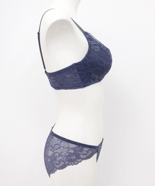 fran de lingerie(フランデランジェリー)/ふわ盛 カシュクールレース ノンワイヤーブラ&ショーツセット B65－G75カップ/img21