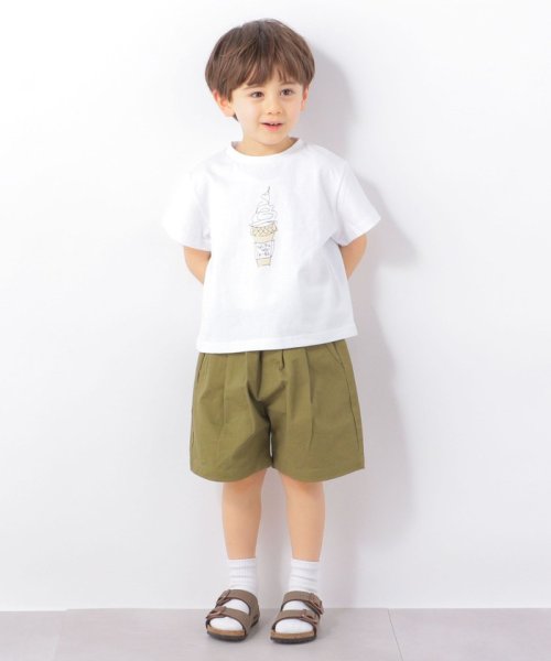 SHIPS any WOMEN(シップス　エニィ　ウィメン)/SHIPS any: ドローイング プリント 半袖 Tシャツ <KIDS>/img07